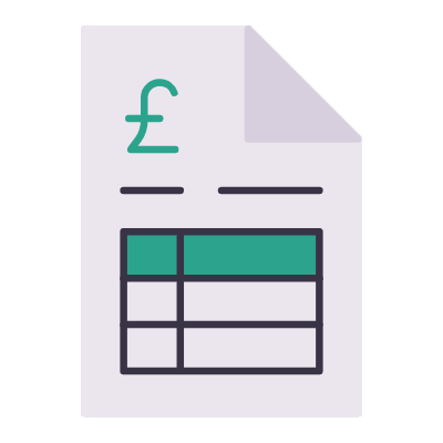 Invoice Finance Colour Icon