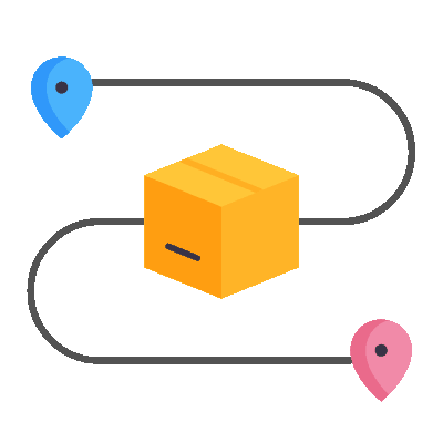 Asset Tracking Colour Icon